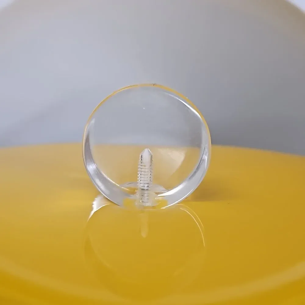 Vintage MCM Yellow Vinyl Insulated Lucite Handle Retro Ice Bucket Barware Cooler